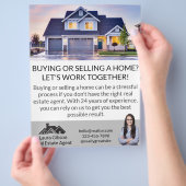 Professionele Eenvoudige Lokale Realtor Flyer (Hand)