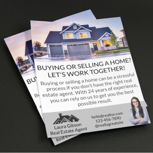 Professionele Eenvoudige Lokale Realtor Flyer