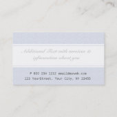 Professionele eenvoudige minimale bedrijfstechnolo visitekaartje (Achterkant)