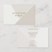 Professionele, eenvoudige minimalistische Sjabloon Visitekaartje (Voorkant / Achterkant)