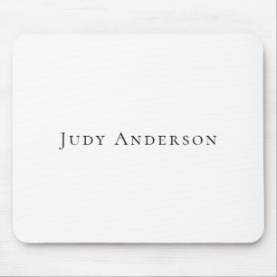 Professionele eenvoudige moderne elegante Jouw naa Muismat