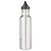 Professionele eenvoudige moderne elegante Jouw naa Waterfles (Rechts)