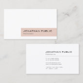 Professionele eenvoudige, moderne grafische ontwer visitekaartje (Voorkant / Achterkant)