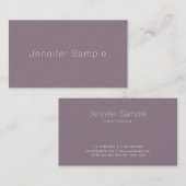 Professionele, eenvoudige, moderne luxe visitekaartje (Voorkant / Achterkant)