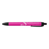 Professionele Eenvoudige Moderne Monogrammen Zwarte Inkt Pen (Bodem)