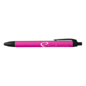 Professionele Eenvoudige Moderne Monogrammen Zwarte Inkt Pen (Bovenkant)