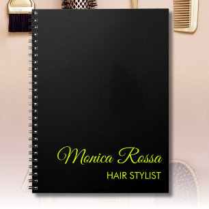 Professionele Eenvoudige Moderne Neon Chartreuse Z Notitieboek