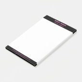 Professionele Eenvoudige Moderne Neon Roze Letterk Post-it® Notes (Schuin)