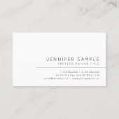 Professionele Eenvoudige Moderne Sjabloon Stijlvol Visitekaartje (Achterkant)