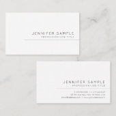 Professionele Eenvoudige Moderne Sjabloon Stijlvol Visitekaartje (Voorkant / Achterkant)