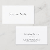 Professionele, eenvoudige, moderne Sjabloon Visitekaartje (Voorkant / Achterkant)