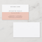 Professionele, eenvoudige, moderne Sjabloon Visitekaartje (Voorkant / Achterkant)