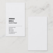 Professionele, eenvoudige, moderne visitekaartje (Voorkant / Achterkant)