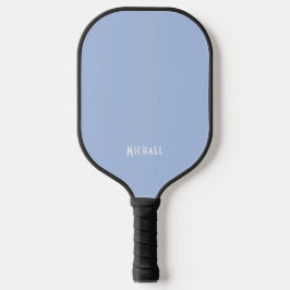 Professionele eenvoudige naam Modern Light Blue Pickleball Paddle