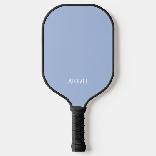 Professionele eenvoudige naam Modern Light Blue Pickleball Paddle (Voorkant)