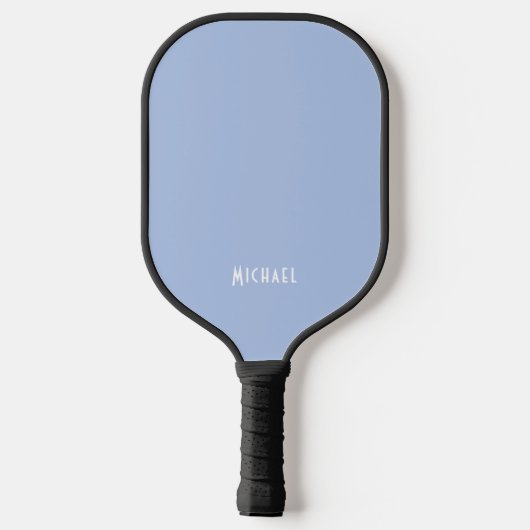 Professionele eenvoudige naam Modern Light Blue Pickleball Paddle (Achterkant)