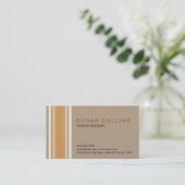 Professionele Eenvoudige Plain Elegant Modern Visitekaartje (Staand voorkant)
