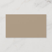 Professionele Eenvoudige Plain Elegant Modern Visitekaartje (Achterkant)