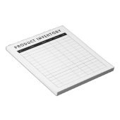 Professionele eenvoudige productinventaris voor be notitieblok (Schuin)