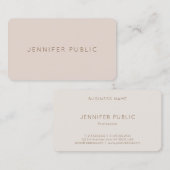 Professionele, eenvoudige Sjabloon elegante kleure Visitekaartje (Voorkant / Achterkant)