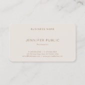 Professionele, eenvoudige Sjabloon elegante kleure Visitekaartje (Achterkant)