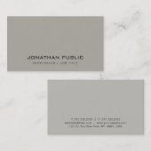 Professionele, eenvoudige, stijlvolle Sjabloon Visitekaartje (Voorkant / Achterkant)