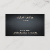 Professionele eenvoudige vastgoedconstructie visitekaartje (Achterkant)