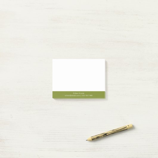 Professionele Eenvoudige Wit Post-it® Notes (Op bureau)