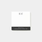 Professionele Eenvoudige Wit Post-it® Notes (Voorkant)