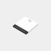 Professionele Eenvoudige Wit Post-it® Notes (Schuin)