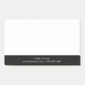 Professionele Eenvoudige Wit Post-it® Notes (Voorkant)