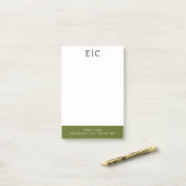 Professionele Eenvoudige Wit Post-it® Notes (Op bureau)