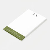 Professionele Eenvoudige Wit Post-it® Notes (Schuin)