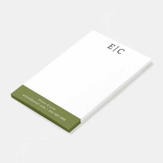 Professionele Eenvoudige Wit Post-it® Notes (Schuin)