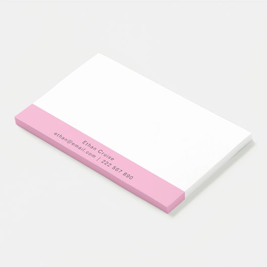 Professionele Eenvoudige Wit Post-it® Notes (Schuin)