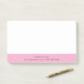 Professionele Eenvoudige Wit Post-it® Notes (Op bureau)