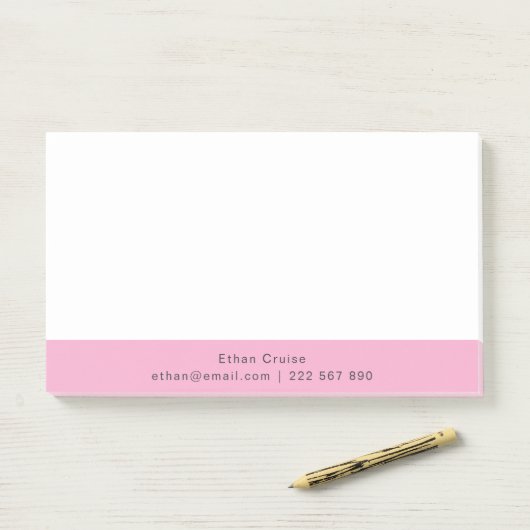 Professionele Eenvoudige Wit Post-it® Notes (Op bureau)