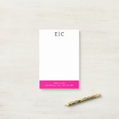 Professionele Eenvoudige Wit Post-it® Notes (Op bureau)