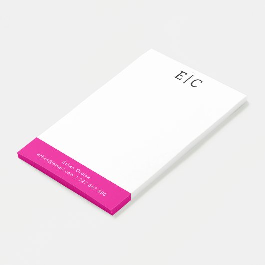 Professionele Eenvoudige Wit Post-it® Notes (Schuin)