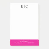 Professionele Eenvoudige Wit Post-it® Notes (Voorkant)
