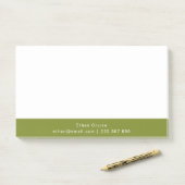 Professionele Eenvoudige Wit Post-it® Notes (Op bureau)