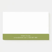Professionele Eenvoudige Wit Post-it® Notes (Voorkant)
