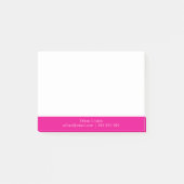 Professionele Eenvoudige Wit Post-it® Notes (Voorkant)