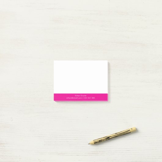 Professionele Eenvoudige Wit Post-it® Notes (Op bureau)