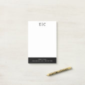 Professionele Eenvoudige Wit Post-it® Notes (Op bureau)