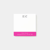 Professionele Eenvoudige Wit Post-it® Notes (Voorkant)