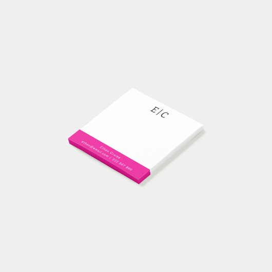 Professionele Eenvoudige Wit Post-it® Notes (Schuin)