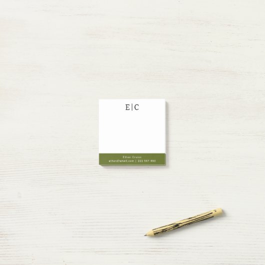 Professionele Eenvoudige Wit Post-it® Notes (Op bureau)