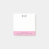 Professionele Eenvoudige Wit Post-it® Notes (Voorkant)