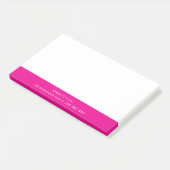 Professionele Eenvoudige Wit Post-it® Notes (Schuin)